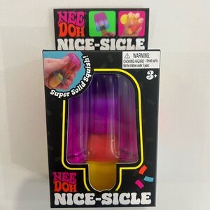 VIRAL~ Schylling Nee Doh Nice-Sicle Squishy Toy (Purple/Pink/Blue hues)